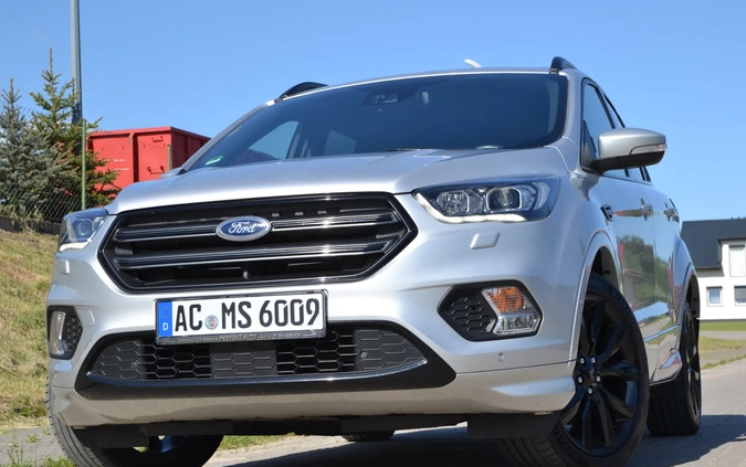 Ford Kuga cena 77900 przebieg: 218584, rok produkcji 2018 z Iława małe 742